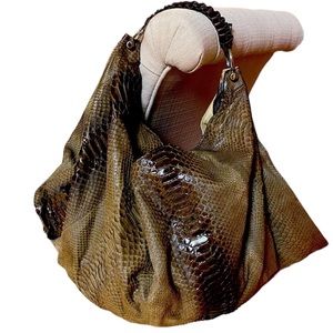 Nada Sawaya Python Gigli Bag